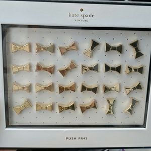 Kate Spade bow push pins